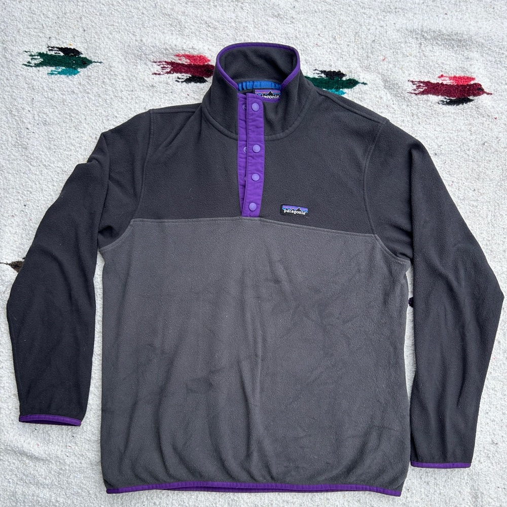 Patagonia fleece snap buttons